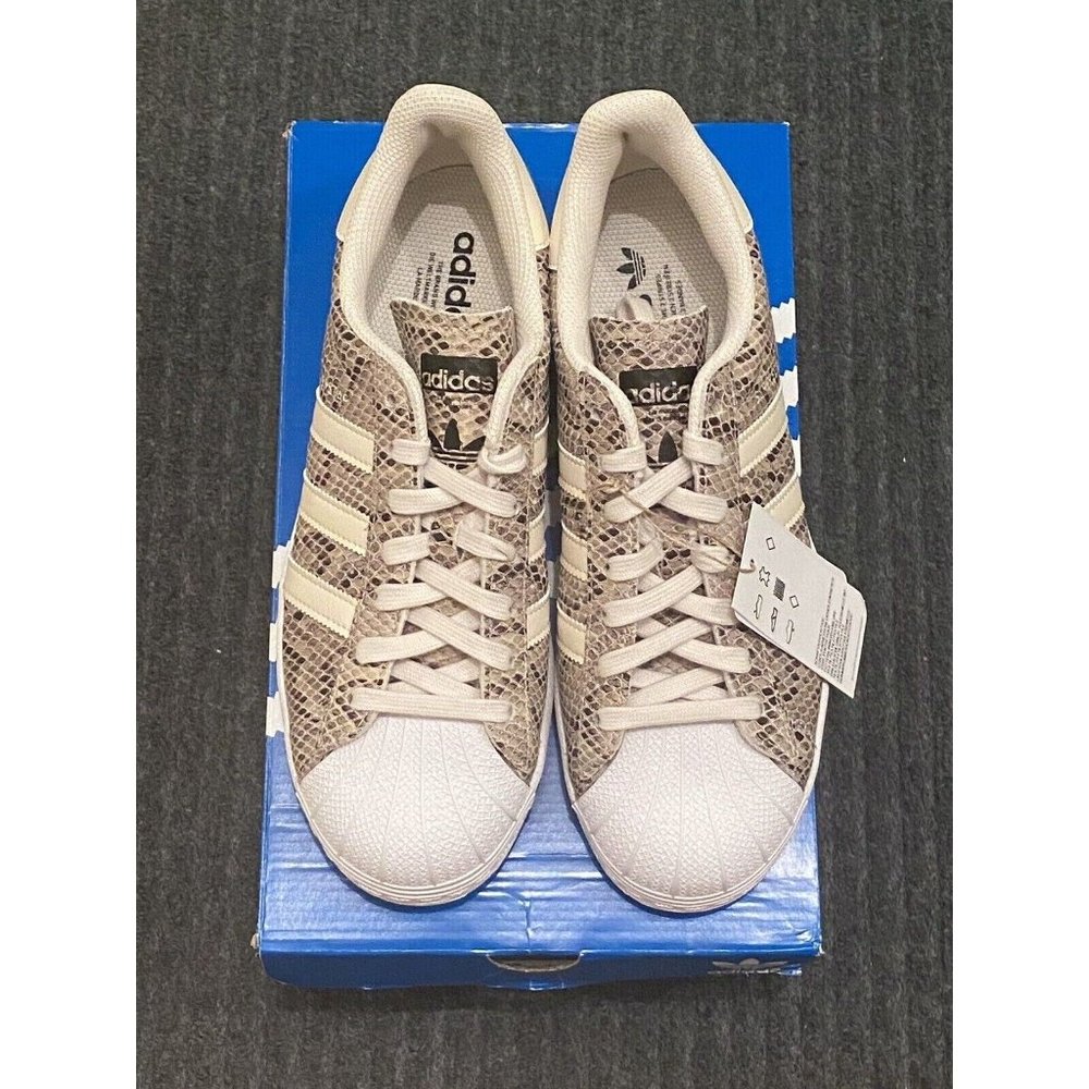 Adidas Originals Superstar Snakeskin Wonder White Women's Shoes GW2192 - Picture 13 of 15